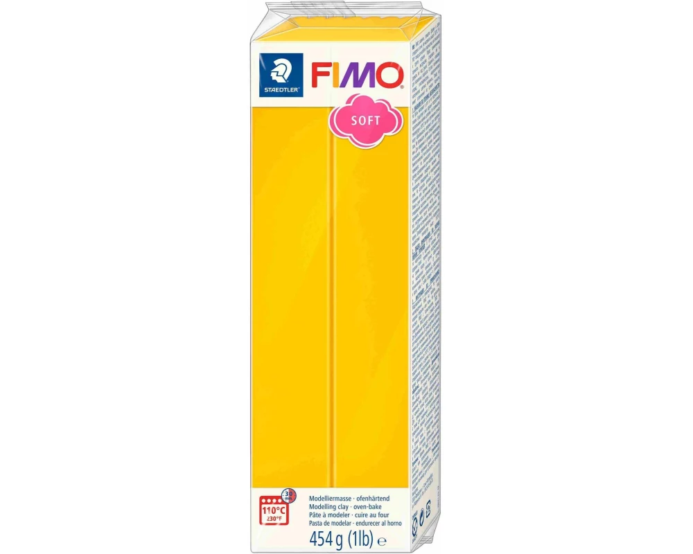 Fimo Modelliermasse Soft Sonnengelb