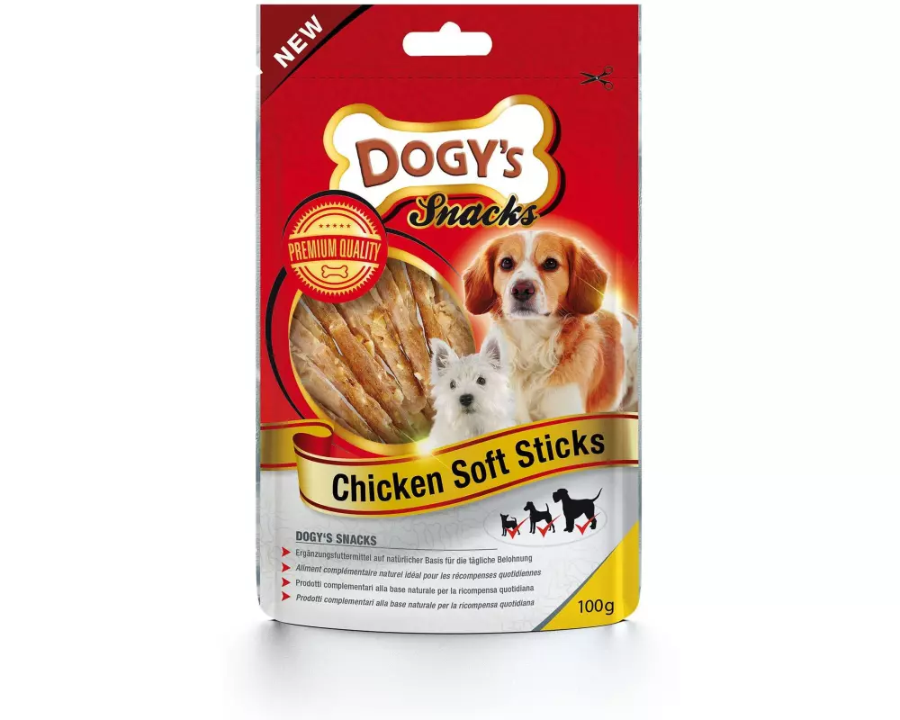 SwissDog Snack Chicken Soft Sticks 150 g