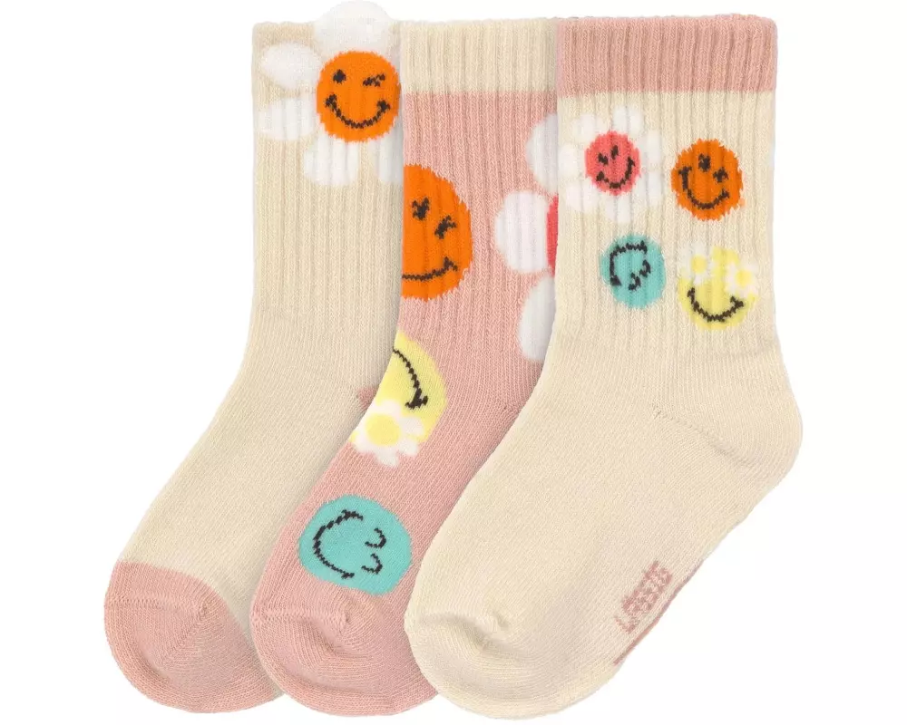 Lässig Socken SmileyWorld Gr. 27/30, Dusty Rose