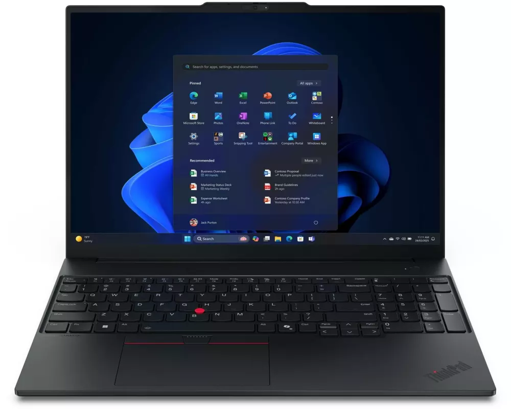 LENOVO ThinkPad E16 G3, Intel Core Ultra 7 258V, 32GB, SSD 1TB, 16 inch, WUXGA, W11P, Eclipse Black, TopSeller