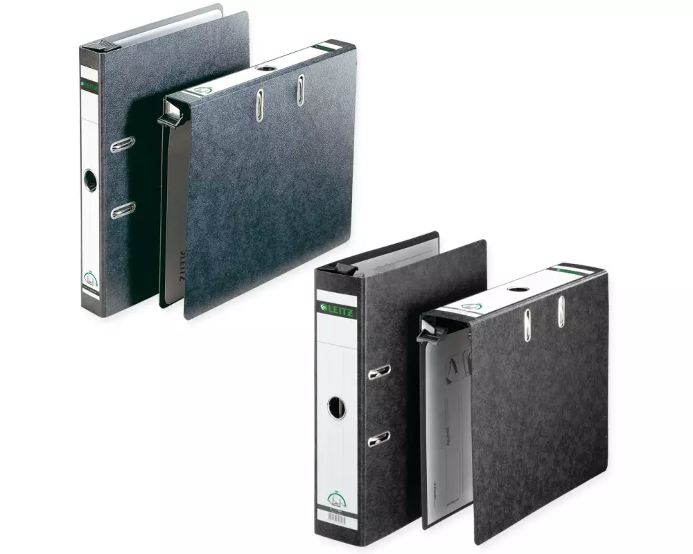 Leitz Ordner A4, 5 cm, Schwarz