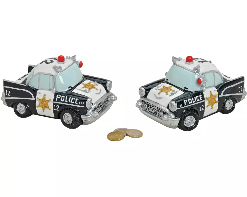 G. Wurm Spardose Polizeiwagen 10 x 17 x 9 cm