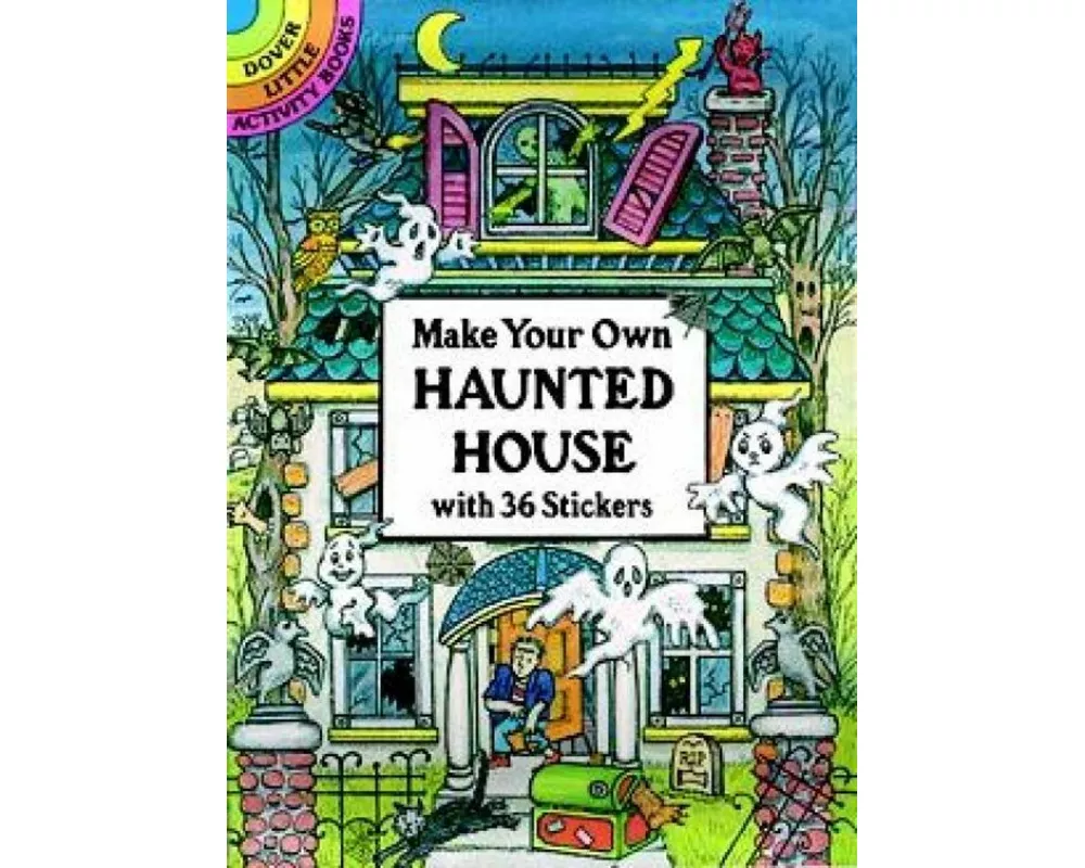 Make Your Own Haunted House with 36 Stickers