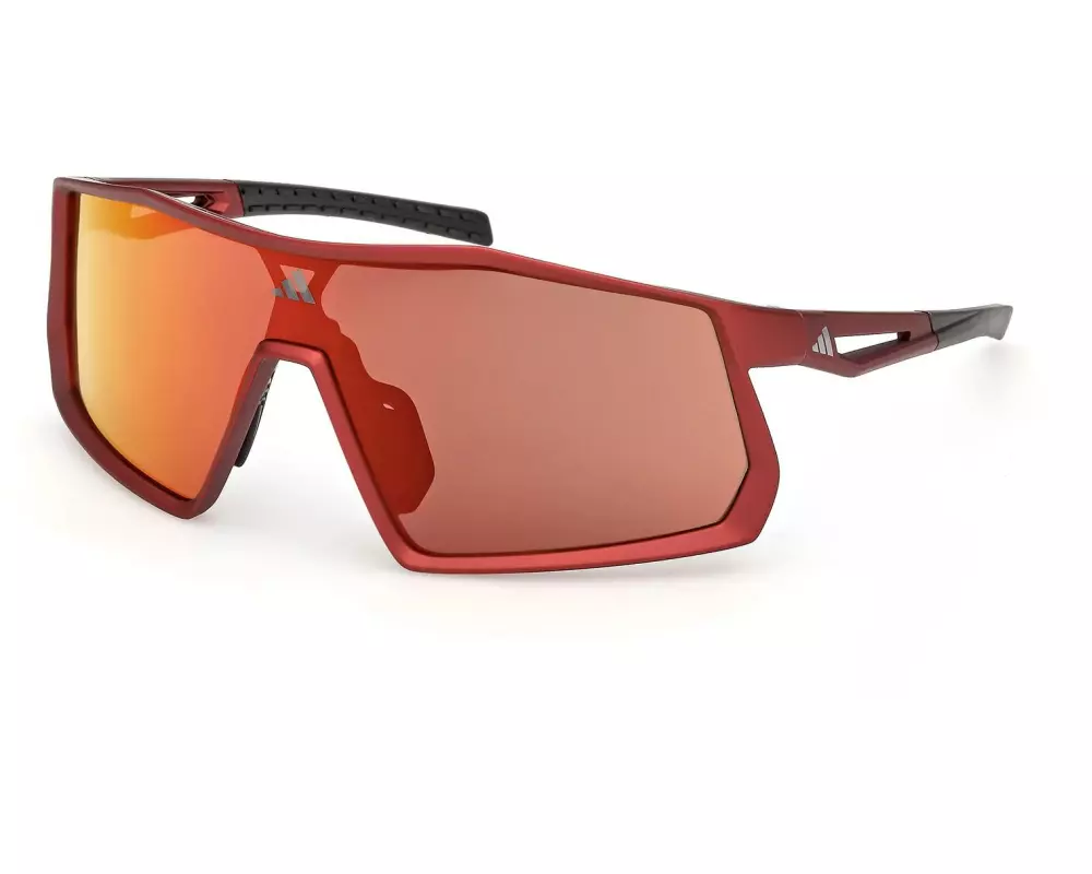 adidas Kentro SP0123 Sonnenbrille Matte Red, Roviex Mirror