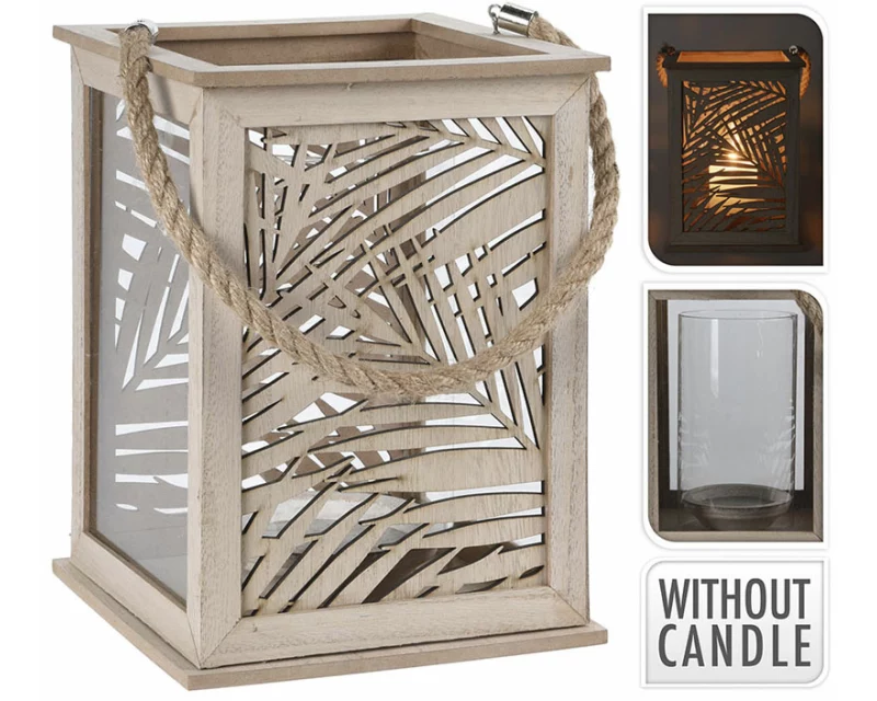 FS-STAR Laterne MDF 18x18cm