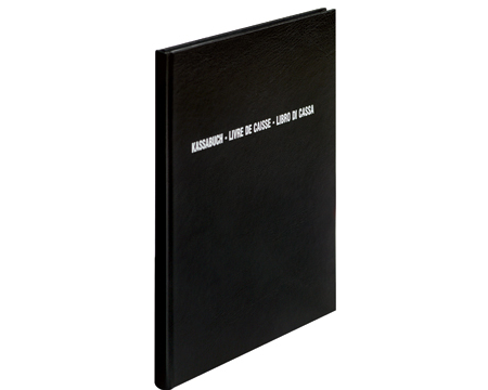 ADOC Kassabuch 17,5x22cm 329.436.02 schwarz 48 Blatt