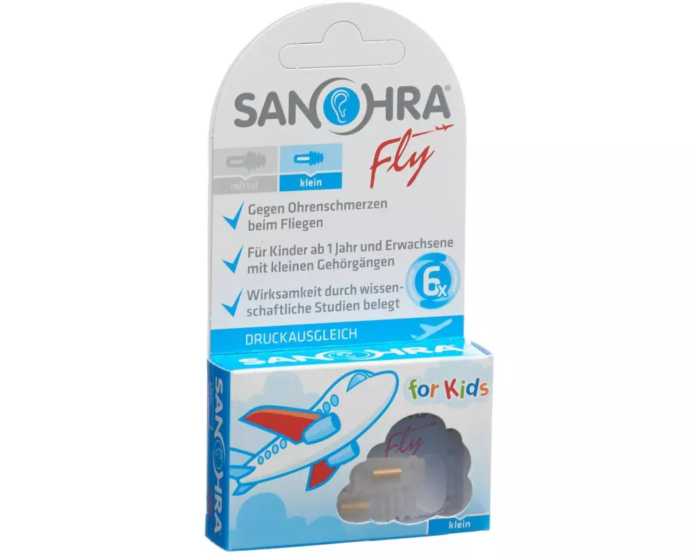 SANOHRA Ohrstöpsel Fly Kinder 2 Stück