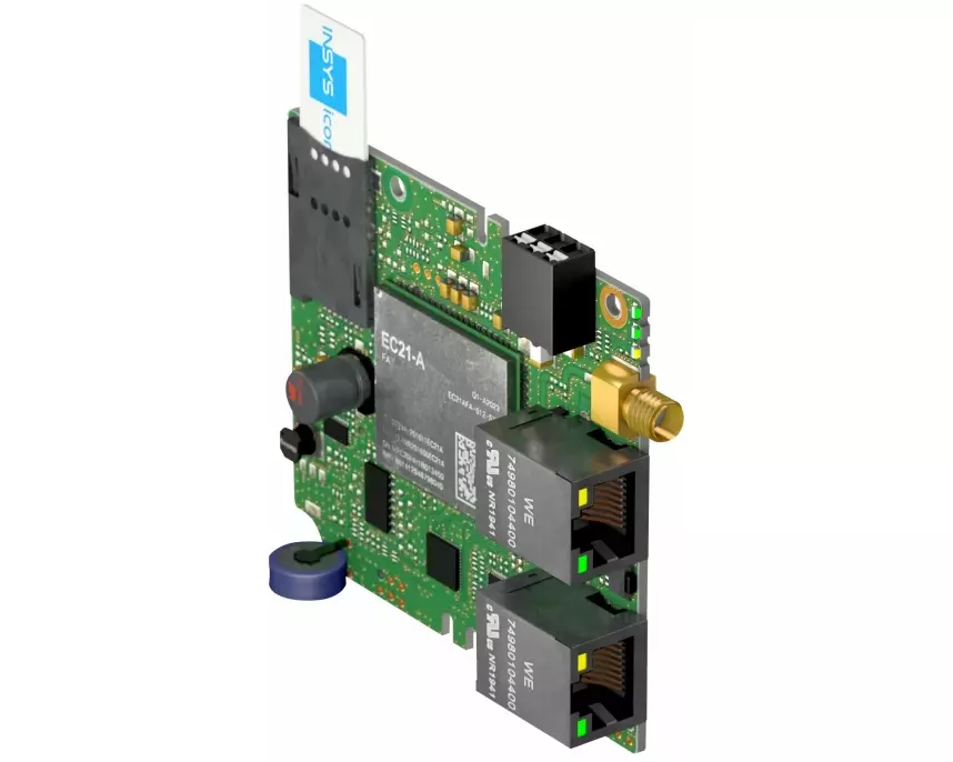INSYS icom MIROdul-L200 LTE-Router als integrierbares Modul international Frequenzen VPN Option
