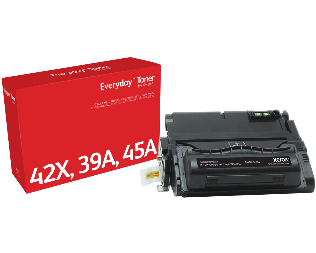 Everyday™ Mono Tonermodul von Xerox kompatibel mit HP 42A 39A 45A (Q5942X/ Q1339A/ Q5945A), Standardkapazität