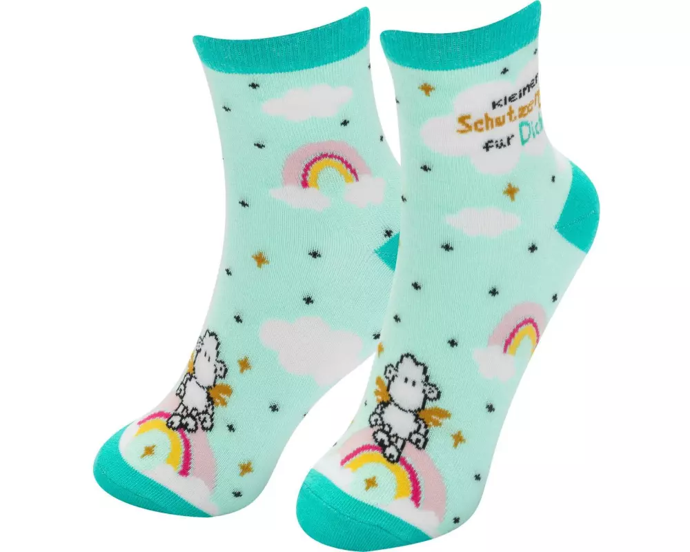 Sheepworld Socken Frauen Engel 36 - 40, Mehrfarbig