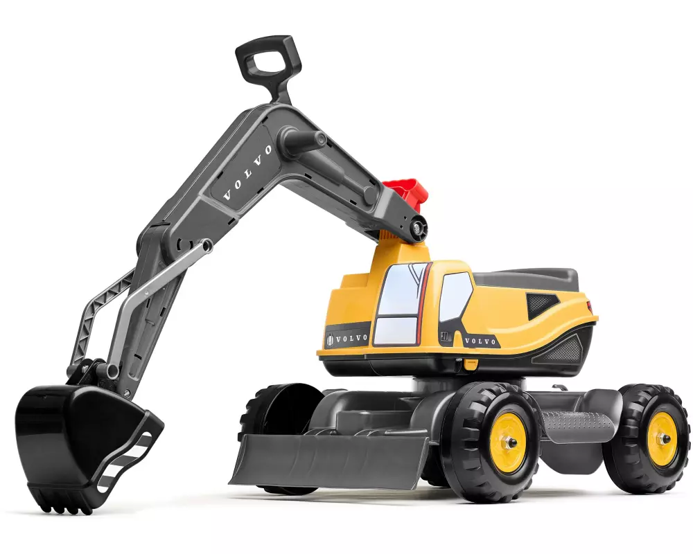 Falk Rutschfahrzeug Volvo Bagger mit Klappsitz