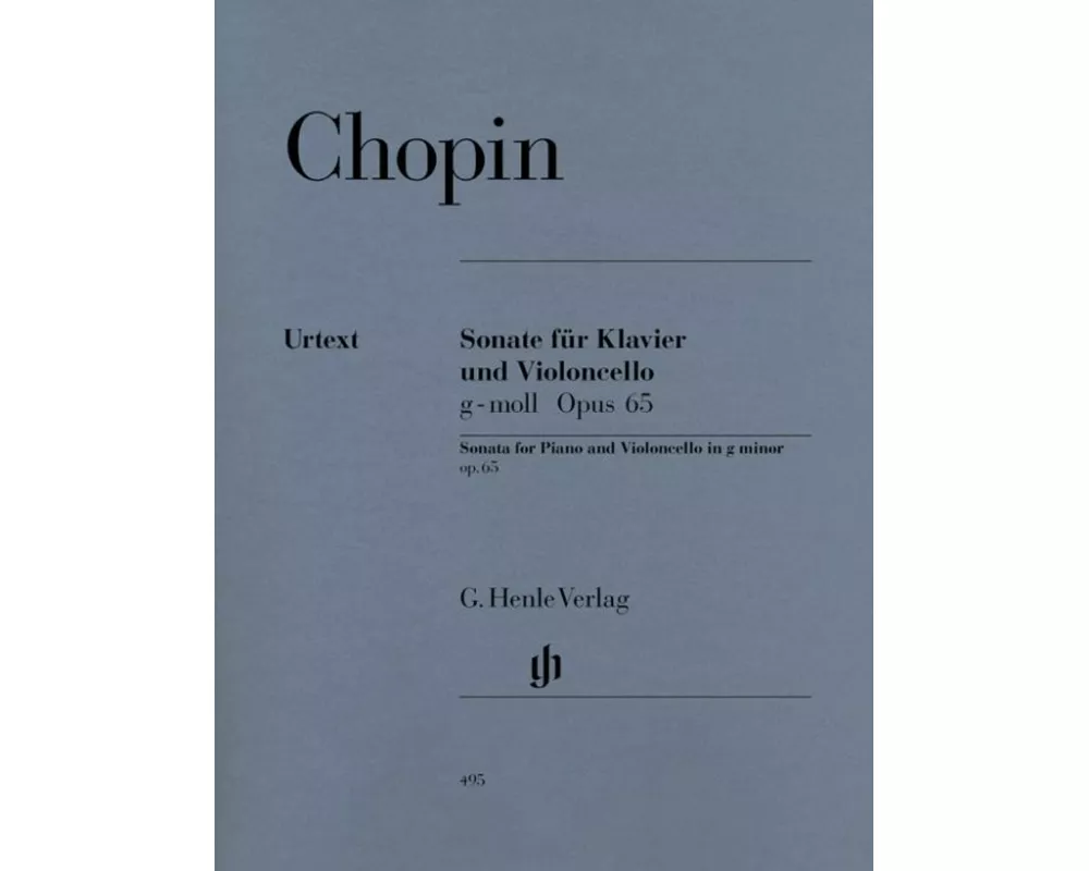 Sonate für Violoncello und Klavier g-moll op. 65