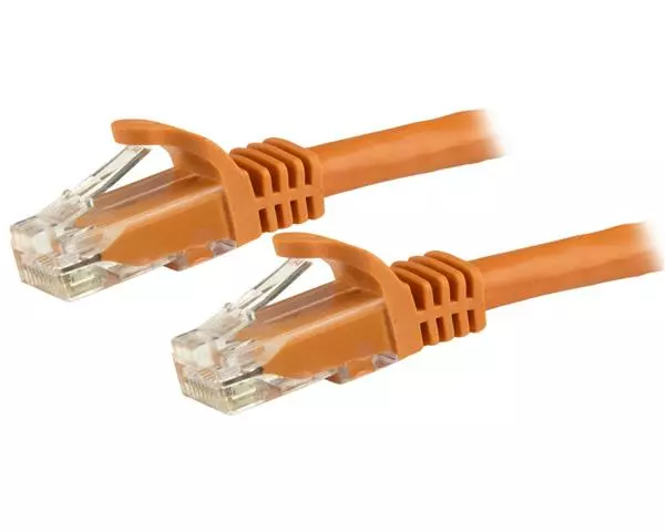 StarTech.com N6PATC150CMOR Netzwerkkabel Orange 1,5 m Cat6 U/UTP (UTP)