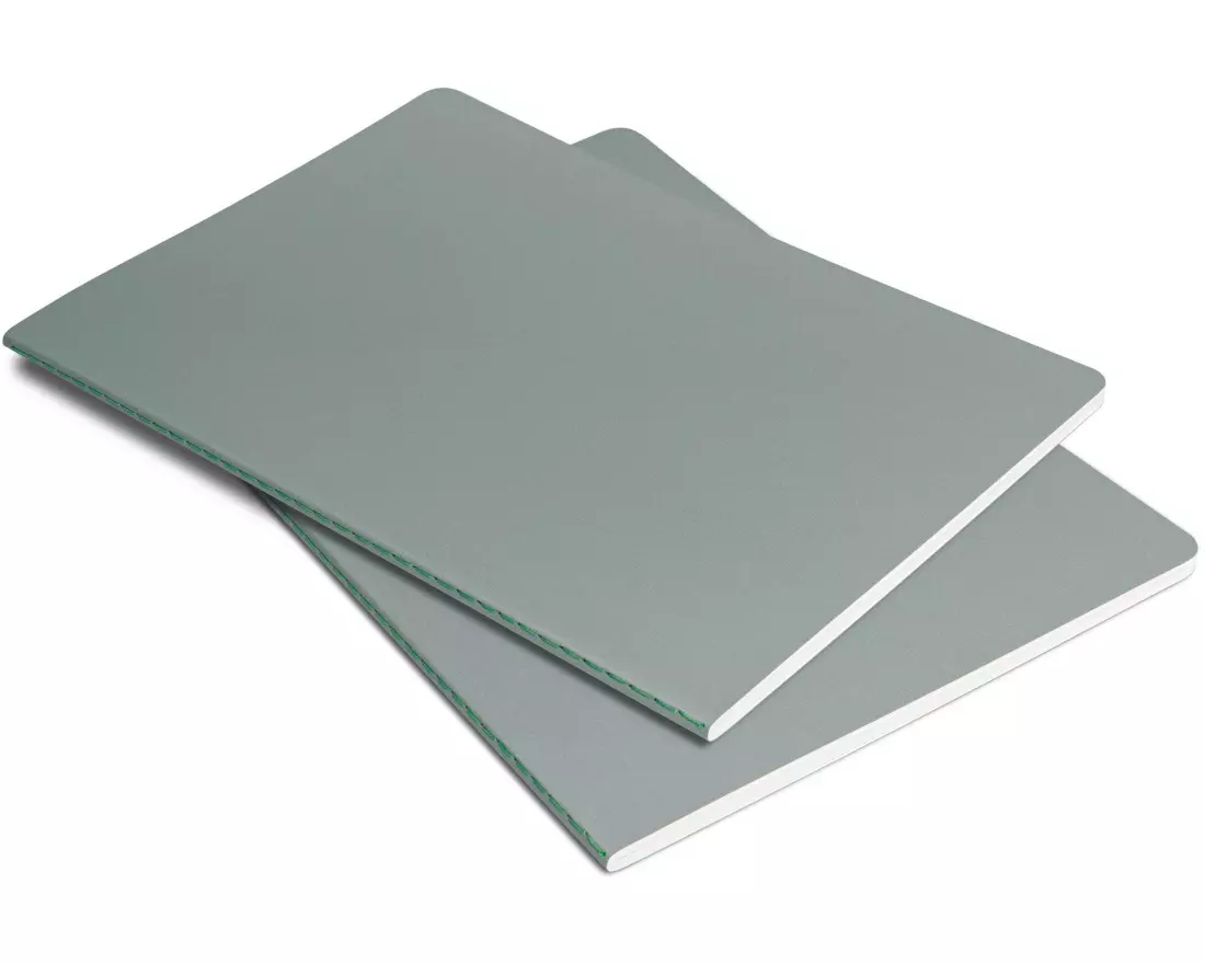 Sigel Notizbuch Linescape NEO 2 Stk. A5, Liniert, Hellgrau