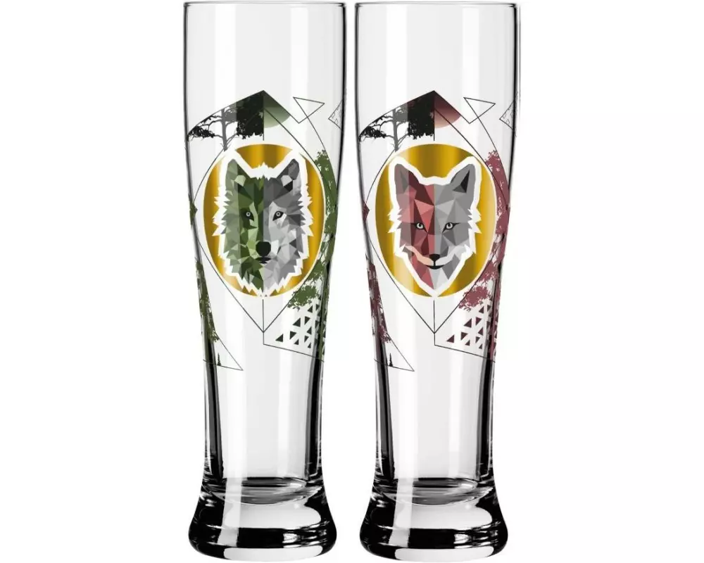 Ritzenhoff Bierglas Brauchzeit No. 3 und 4 Sonja Eikler 646 ml, 2 Stück