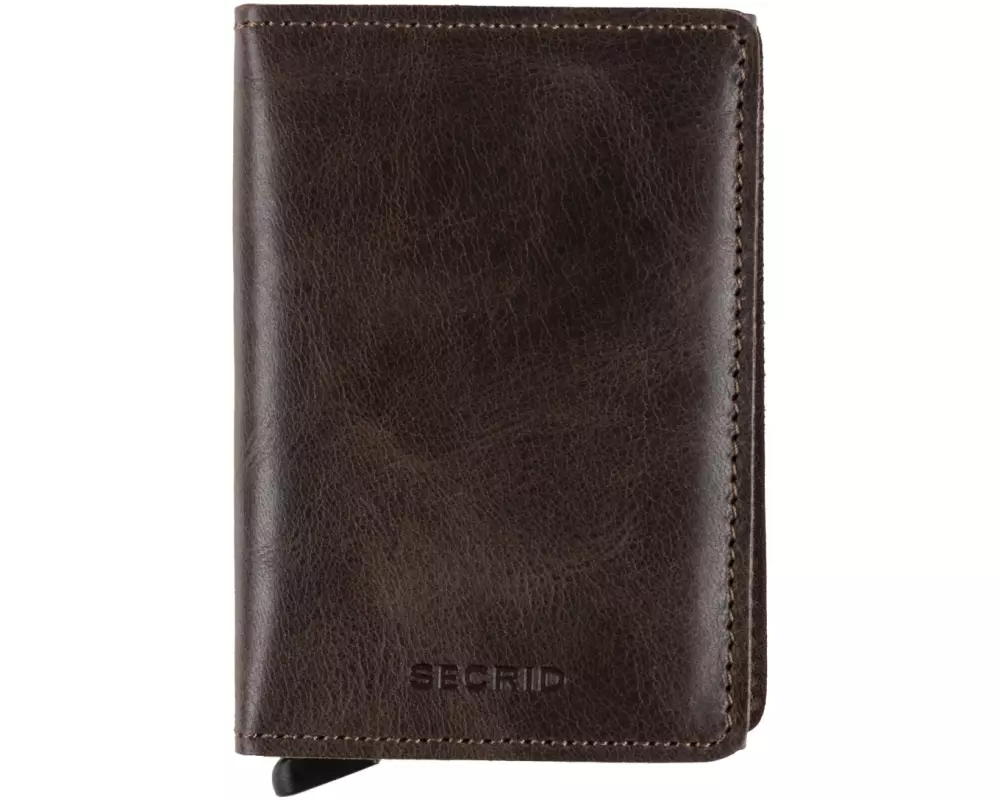 SECRID Portemonnaie Slimwallet Vintage Chocolate