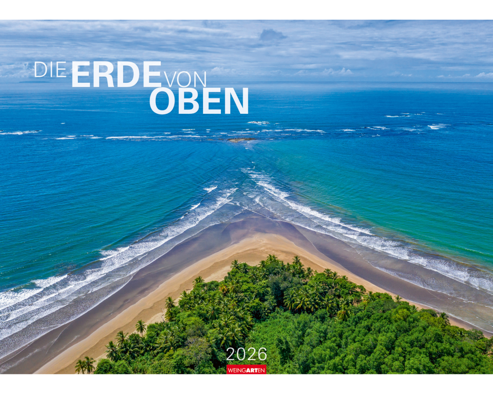 WEINGARTEN Bildkalender 2026 2951900+26 Die Erde von oben DE 68x49cm