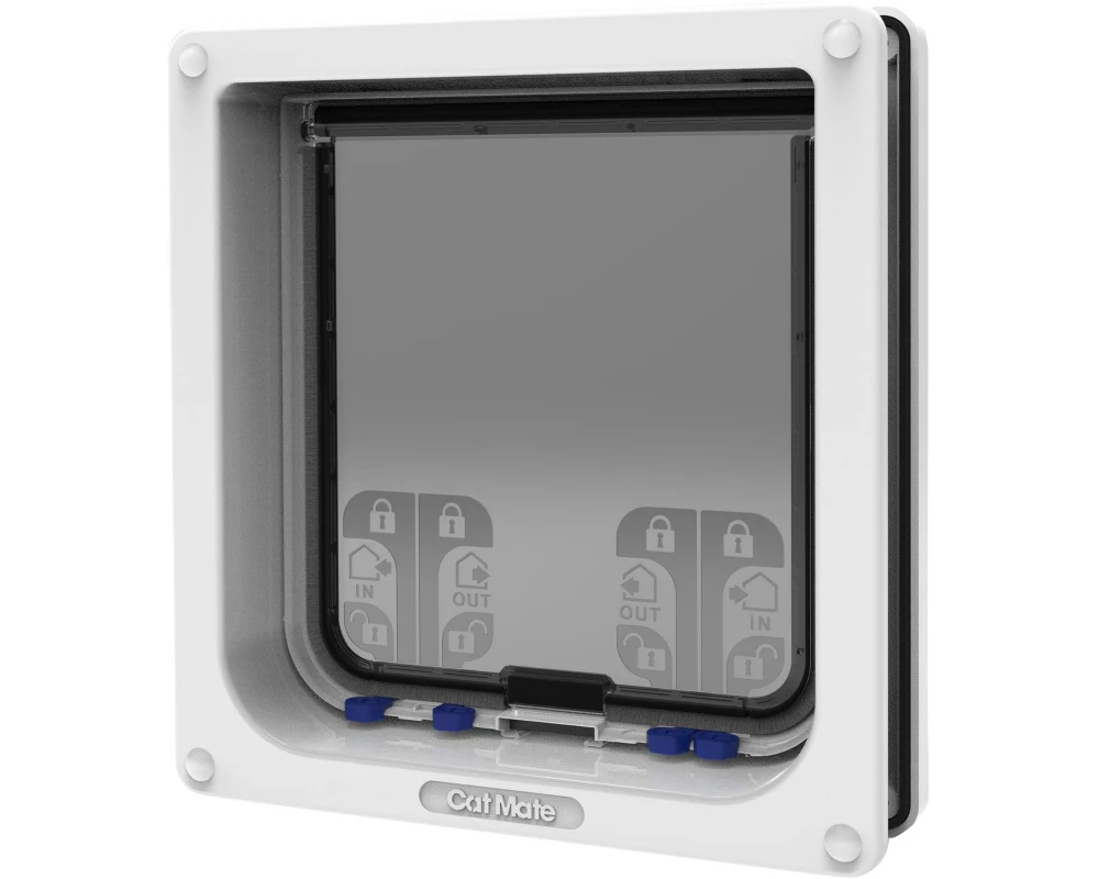 Cat Mate Freilauftür 4-Wege XL Weiss