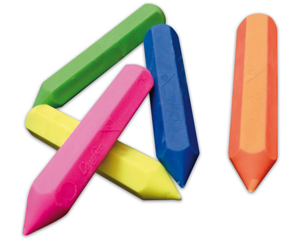 LÄUFER Radierer Ratzefix Mini 12312 neon ass. 75mm