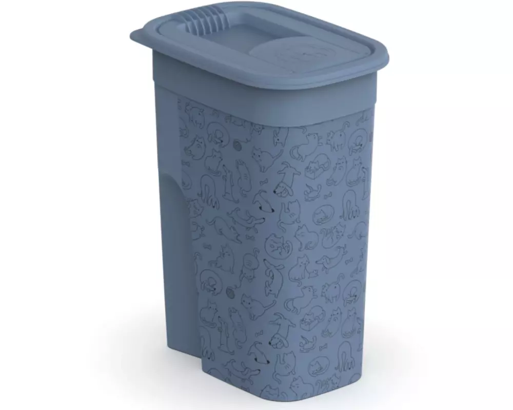 Rotho Tierfutterbehälter Flo, 4.1 l, Horizon Blue