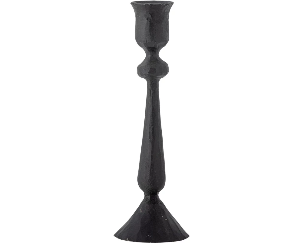 Bloomingville Kerzenständer Isac 20 cm, 1 Stück, Schwarz