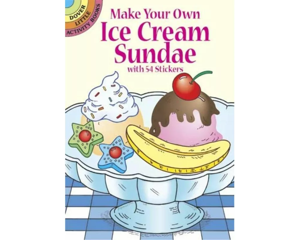Make Your Own Ice Cream Sundae with 54 Stickers