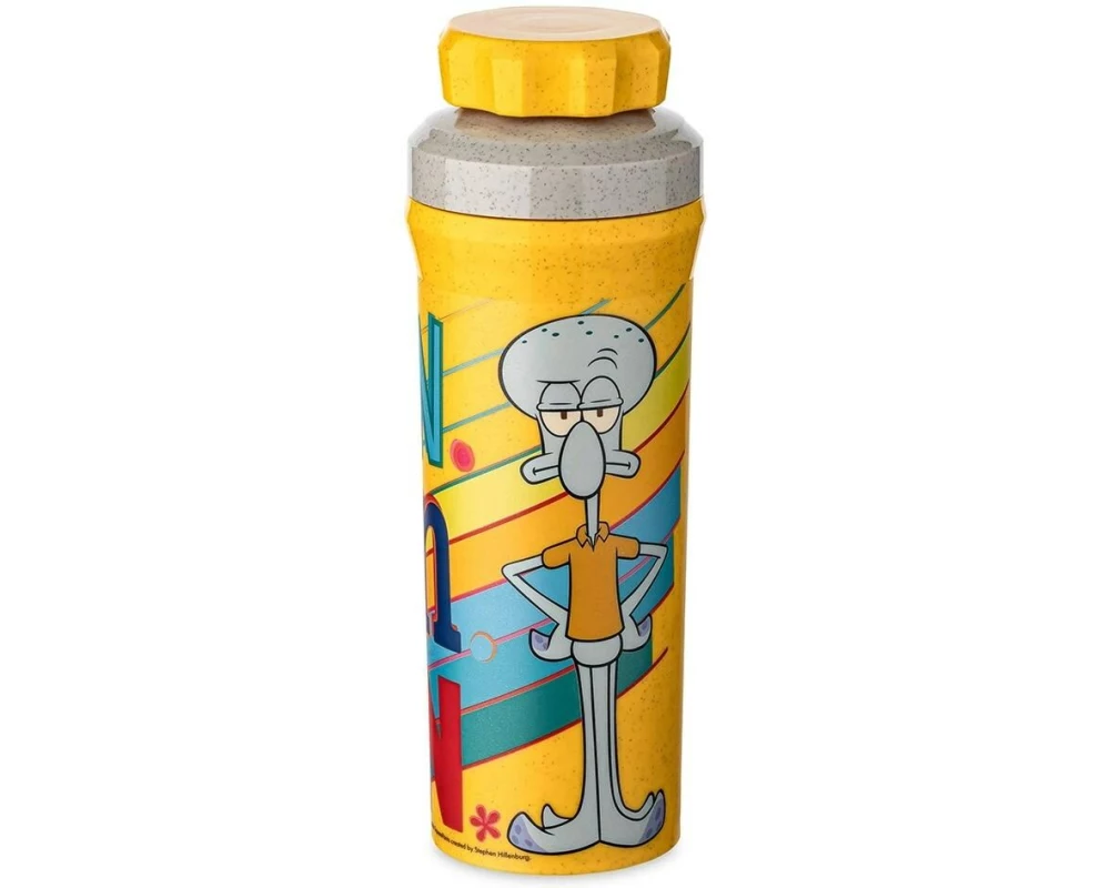 Koziol Trinkflasche OLLI SQUIDWARD 500 ml, honey yellow
