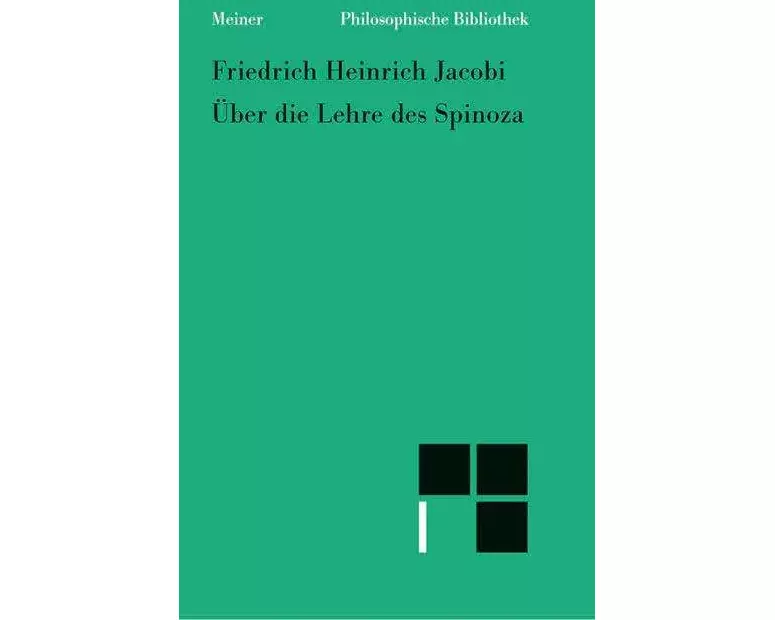 Über die Lehre des Spinoza in Briefen an den Herrn Moses Mendelssohn