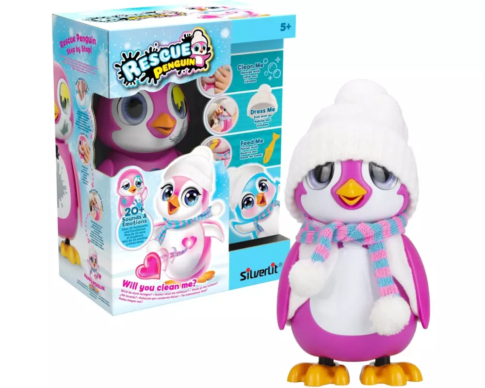 Silverlit Rescue Penguin pink