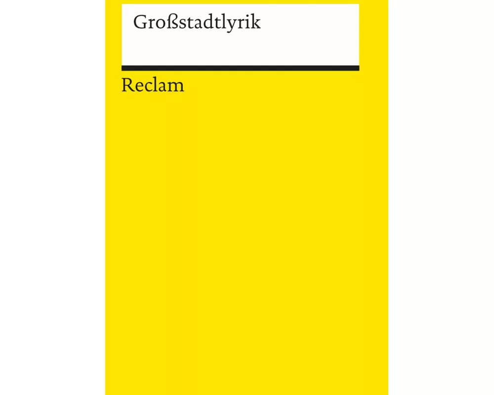 Grossstadtlyrik