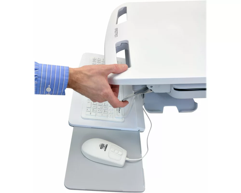 ERGOTRON cart with LCD-Arm, StyleView, SLA powered 2 drawer, 24 inch, adjustable 68,6cm