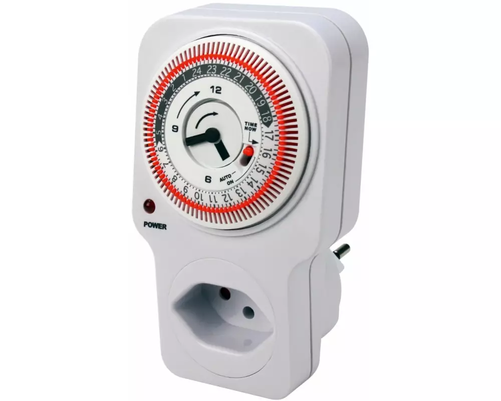 STEFFEN Zeitschaltuhr IP20 Control LED 24 h 15 Min Mechanisch