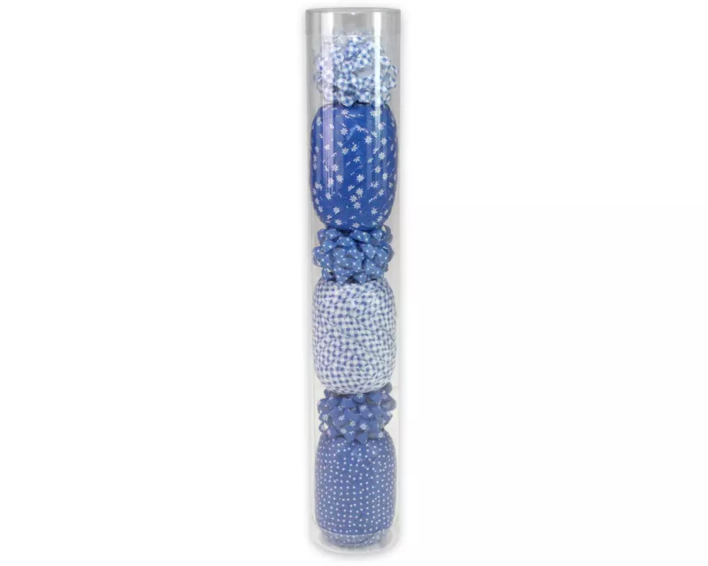 Pattberg Geschenkband Mustermix Set Set, 9 Stück, Blau