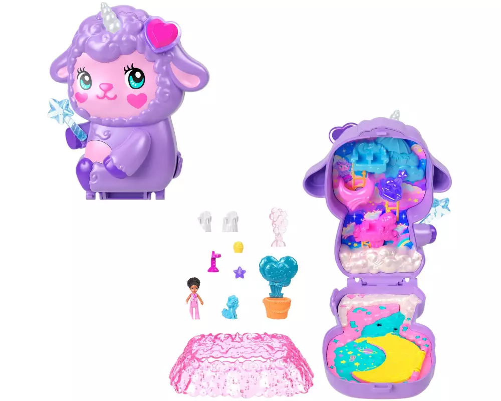 Polly Pocket Spielset Lämmchen Schatulle