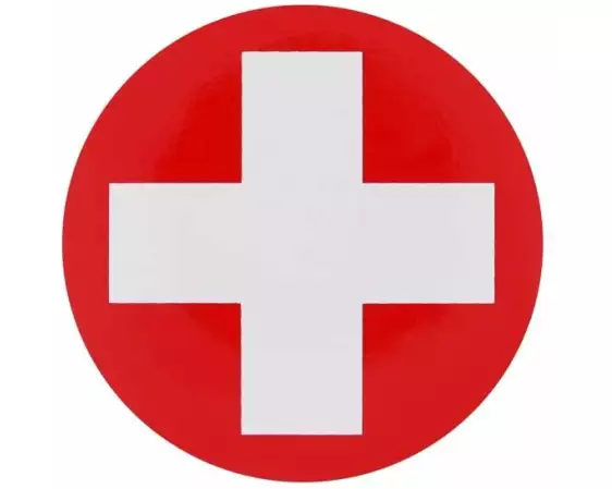 OEM Aufkleber Schweizerkreuz 200 mm