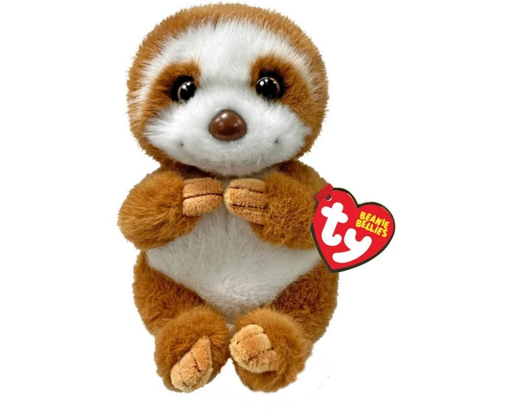 Ty Plüsch Beanie Bellies Stella 17 cm, Braun, Weiss