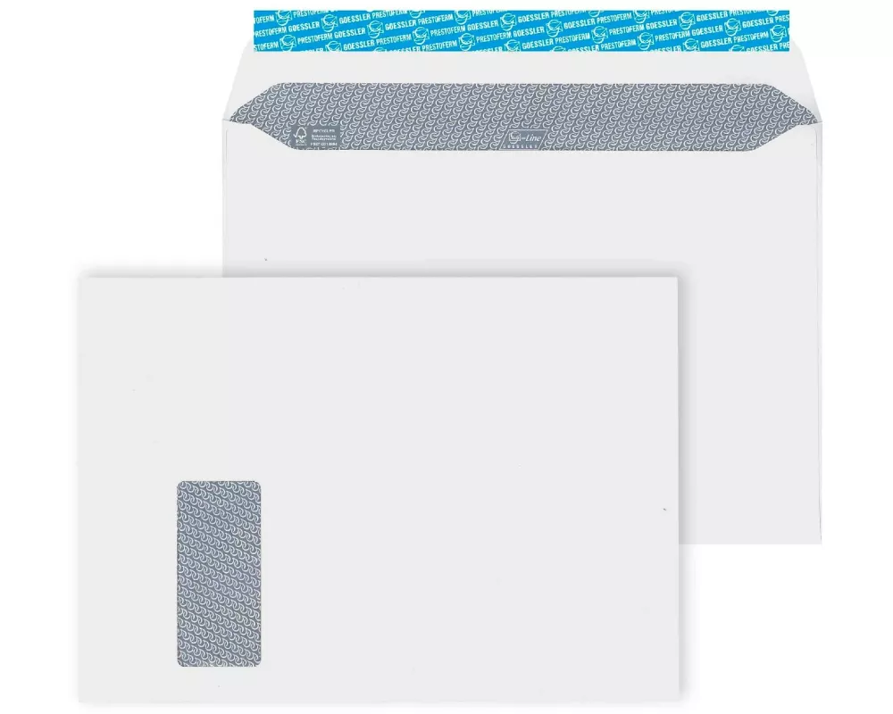 Goessler Couvert mit Fenster G-Line Revivo C4, Links, 250 Stück