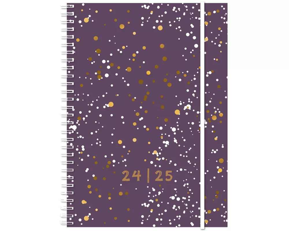 Simplex Schulagenda Emotions Touch A5, 2024-2025, Confetti