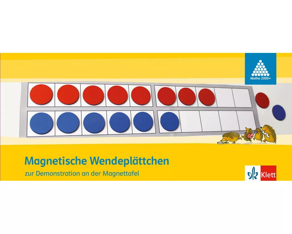 Wendeplättchen für Lehrer magnetisch 1-4