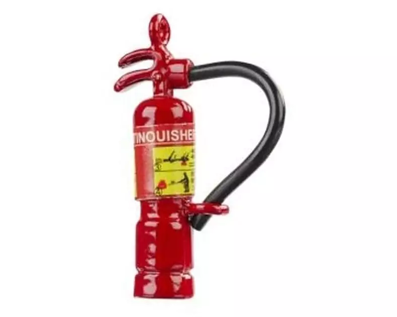 HobbyFun Mini-Utensilien Feuerlöscher 3.5 cm