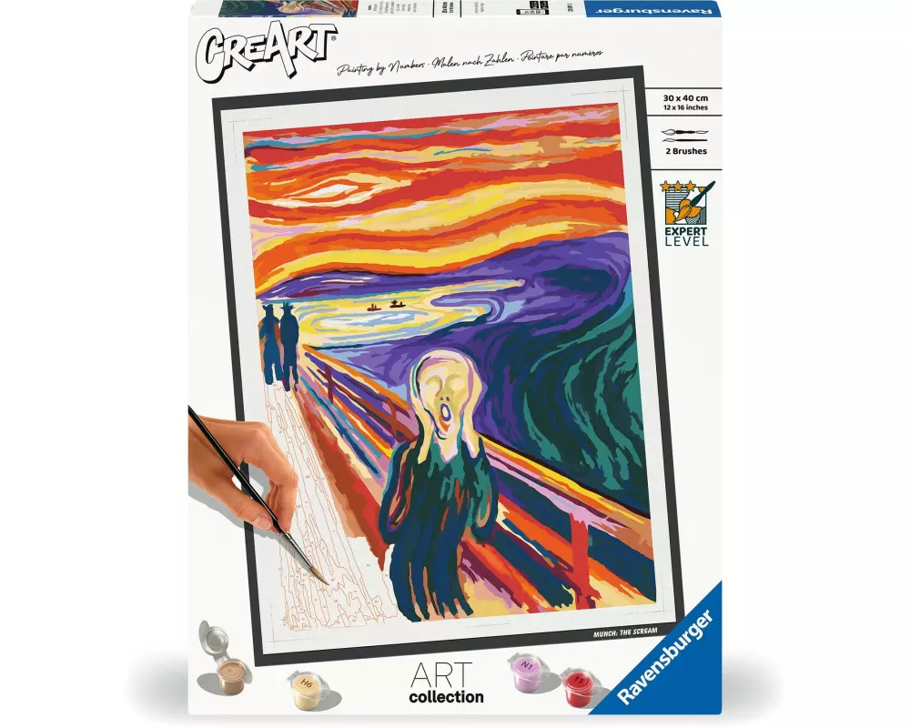 Ravensburger Malen nach Zahlen CreArt – Munch: Der Schrei