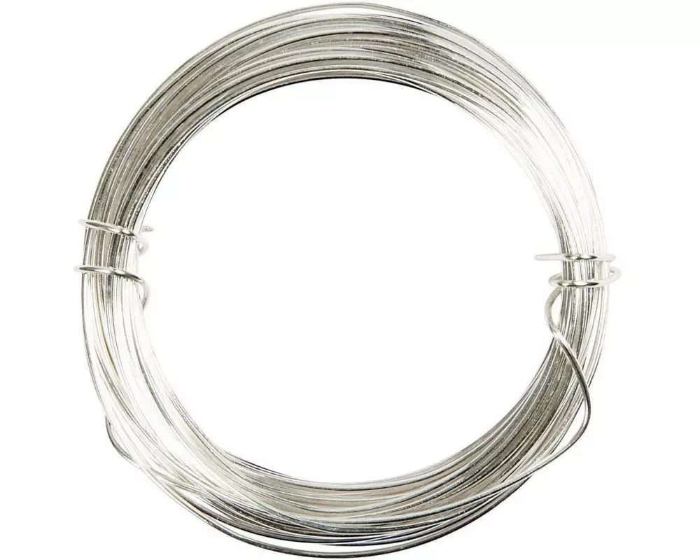 Creativ Company Silberdraht 10 m Versilbert