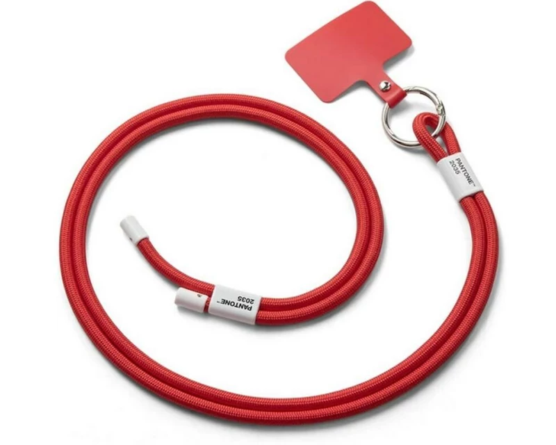 Pantone by Copenhagen Design Handyband Textilmaterial 48 x 3.3 cm rot