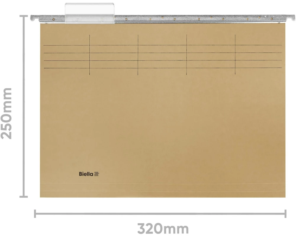 Biella Hängeregister A4, 32 x 24 cm, 10 Stück