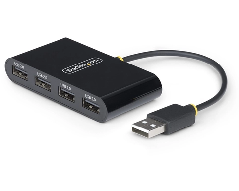 StarTech.com ST4200MINI2-USB-HUB Schnittstellenhub USB 2.0 480 Mbit/s Schwarz
