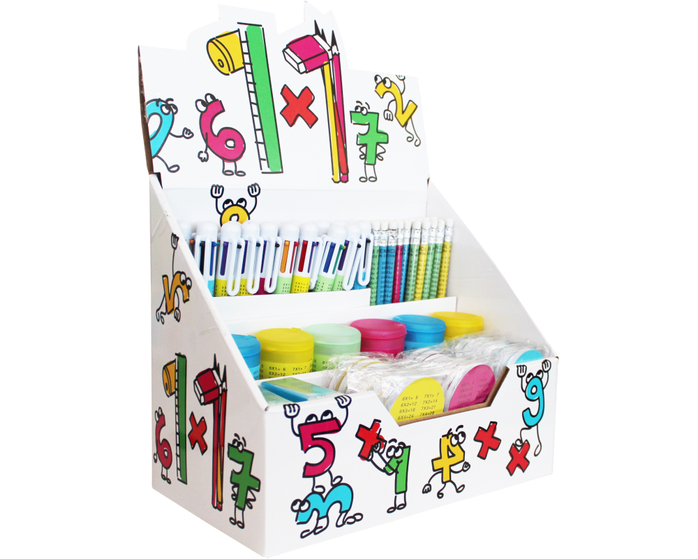 ROOST Display 1x1 130137 5 ass. Back to School