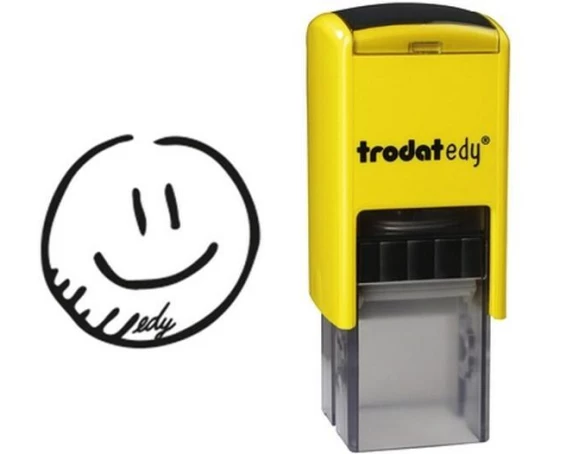 Trodat Motivstempel Edy Fix Daumen, Gelb