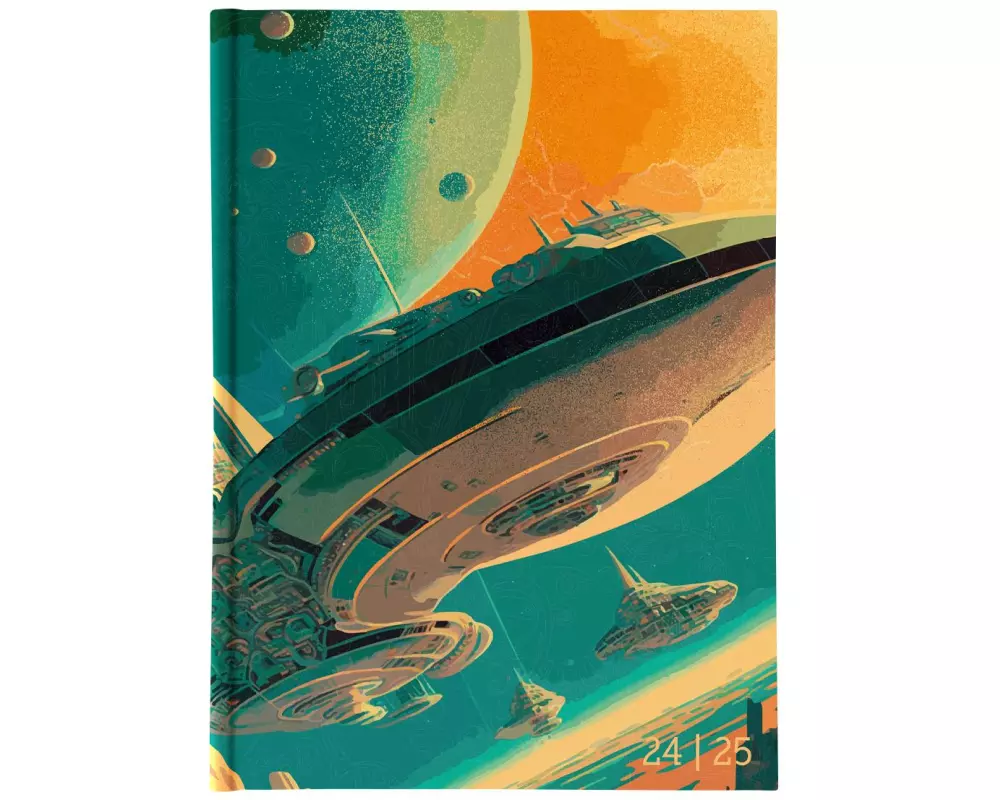 Biella Schüleragenda Mydiary Future 24/25 FSC, 1T/1S, 12 x 16.5 cm