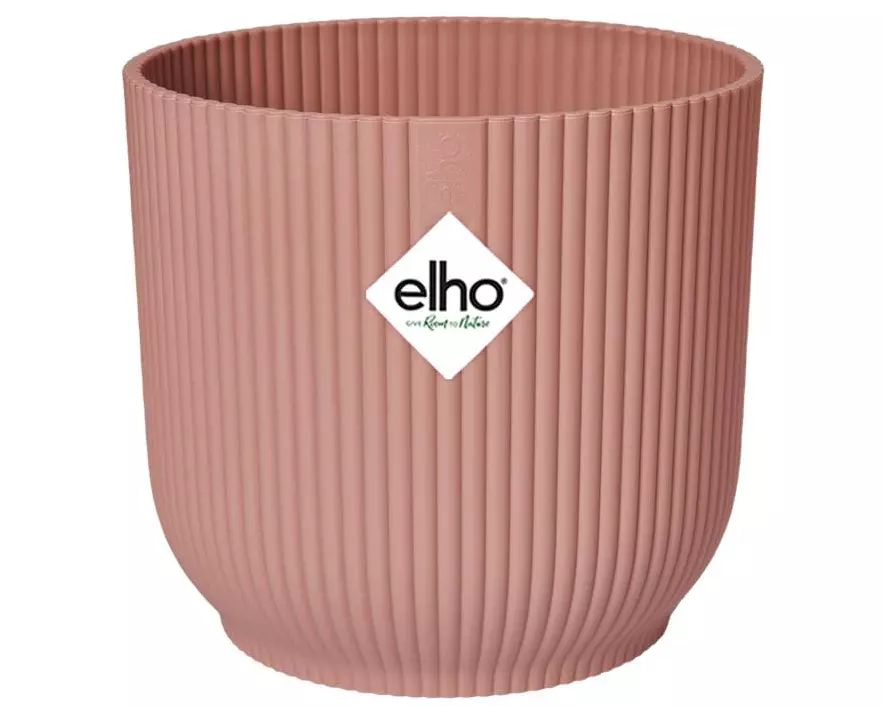 Elho Blumentopf Vibes Fold 3.6 l, Zartrosa