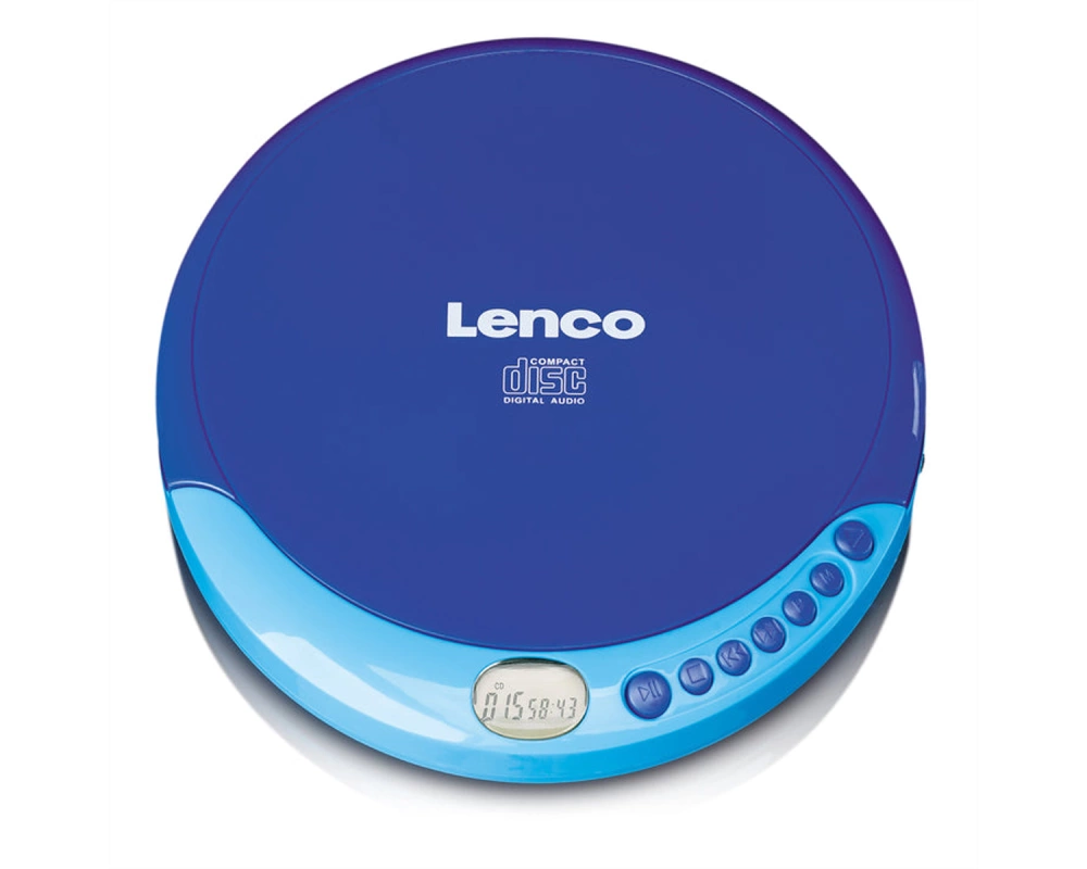 Lenco Portabler CD Player CD-011BU blau